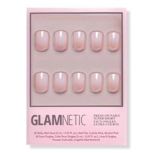 NWT Glamnetic Super Short Soft Whip Press-On Nails